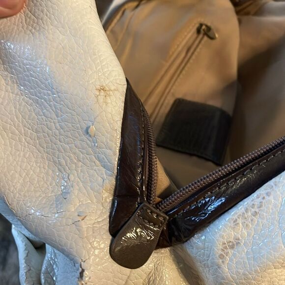 Coach Crick Bag ivory and chocolate - Picture 8 of 10